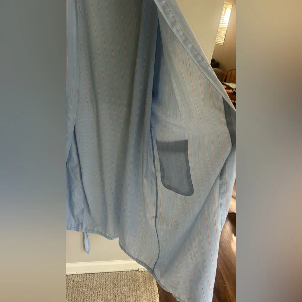 VINTAGE PIERRE CARDIN Kimono Robe Belted Retro Unisex Lightweight Lounge | L/XL
